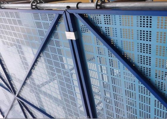 1.2*1.8m 외벽 펀치드 메탈 시트 반대 하락 스크린 상승틀