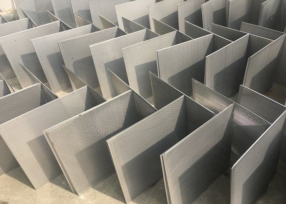 1.0mm 두께 구멍 뚫린 메시 엽 산업 필터링용 스테인레스 스틸