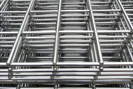 Q195 용접 된 철망 패널 저탄소 강철 정사각형 또는 직사각형 구멍 모양