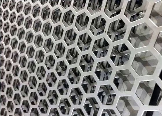 외벽 장식용 다채로운 PVC 코팅 천공 알루미늄 시트