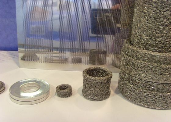 내구성 스테인레스 스틸 직물 단일 스트랜드 와이어 메시 튜브 필터레이션