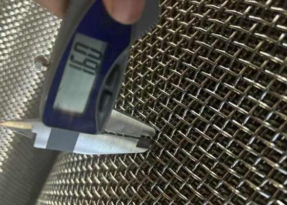 직물 종류 원형 직물 스테인리스 스틸 와이어 메시 스크린 산/알칼리 스크린 및 필터링 너비 0.03m-6.5m