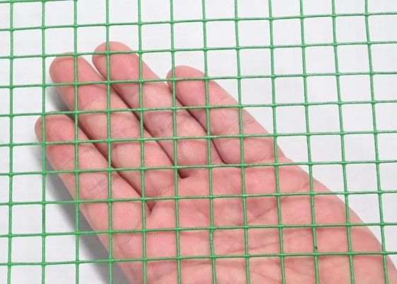 보안 케이지 및 동물 인클로저용 1/4'' 3/8'' 및 3/4'' 구멍 크기의 PVC 코팅 사각 구멍 용접 와이어 메쉬