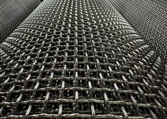 High Tensile Strength Woven Wire Mesh Screen with 2mm Opening Size and 0.9-1.5m Roll Width