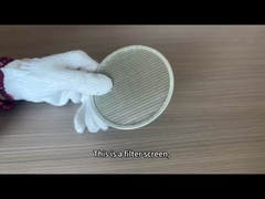 1-800mesh 알루미늄은 플라스틱 압출기 스크린 스테인레스 강 압출기 스크린을 맞추었습니다